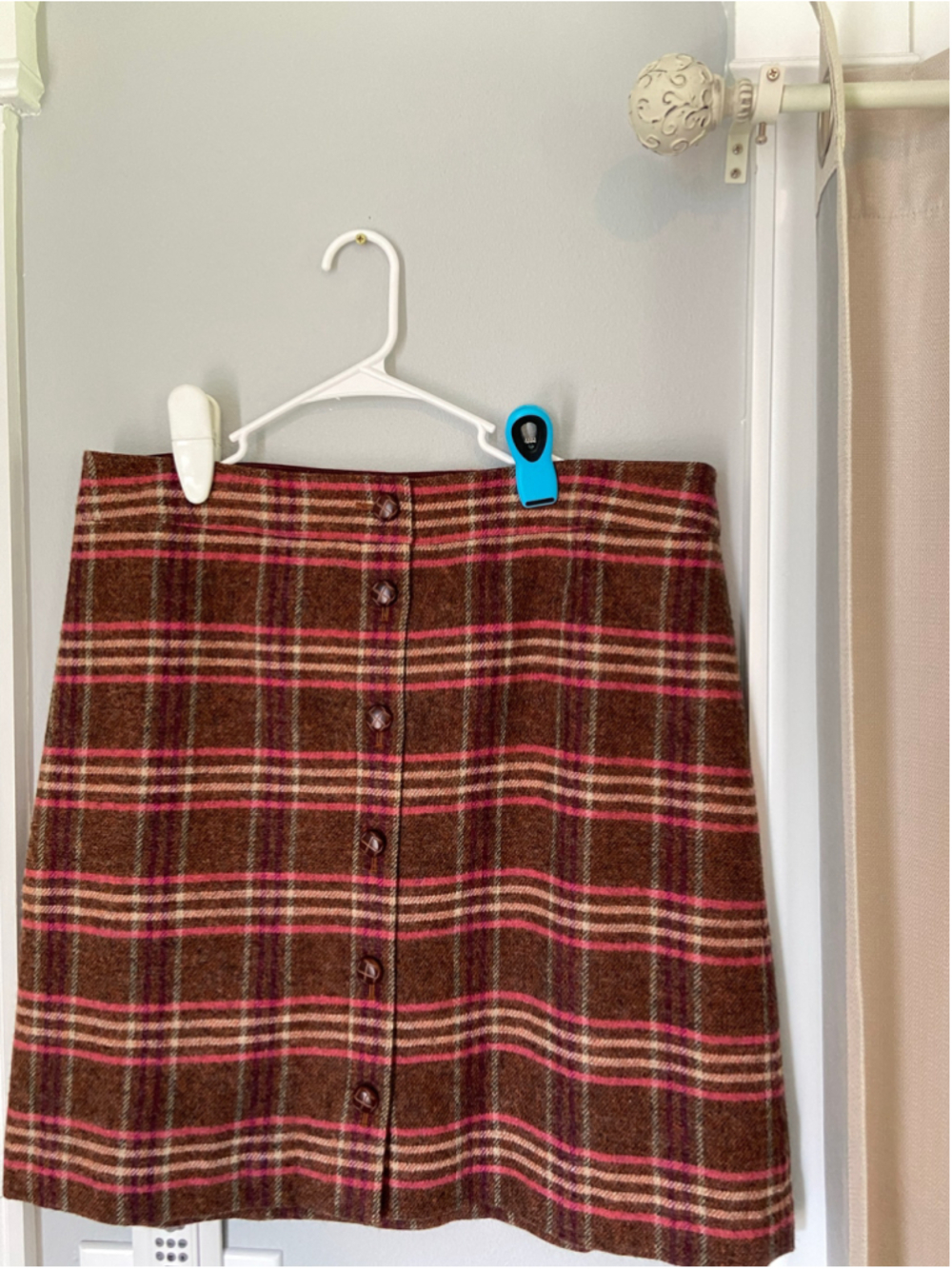 Talbots plaid skirt, size 16